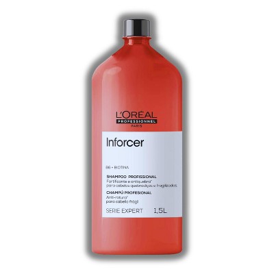 L'Oreal Pro SerieExpert B6 + Biotin Inforcer Shampoo - Refill (50.7 oz) - Prevents Dryness & Damage | Strengthens Fragile Hair & Healthy Growth