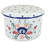 Blue Rose Polish Pottery M136 Manufaktura French Butter Dish - 2 of 3