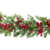 Northlight Mixed Pine, Cedar and Berries Artificial Christmas Garland - 5' - Unlit - 4 of 4