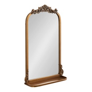 Kate & Laurel All Things Decor Arendahl Traditional Vintage Arch Mirror with Shelf - 1 of 4