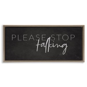 Stupell Industries Sassy Please Stop Talking, 31" x 14" - 1 of 4