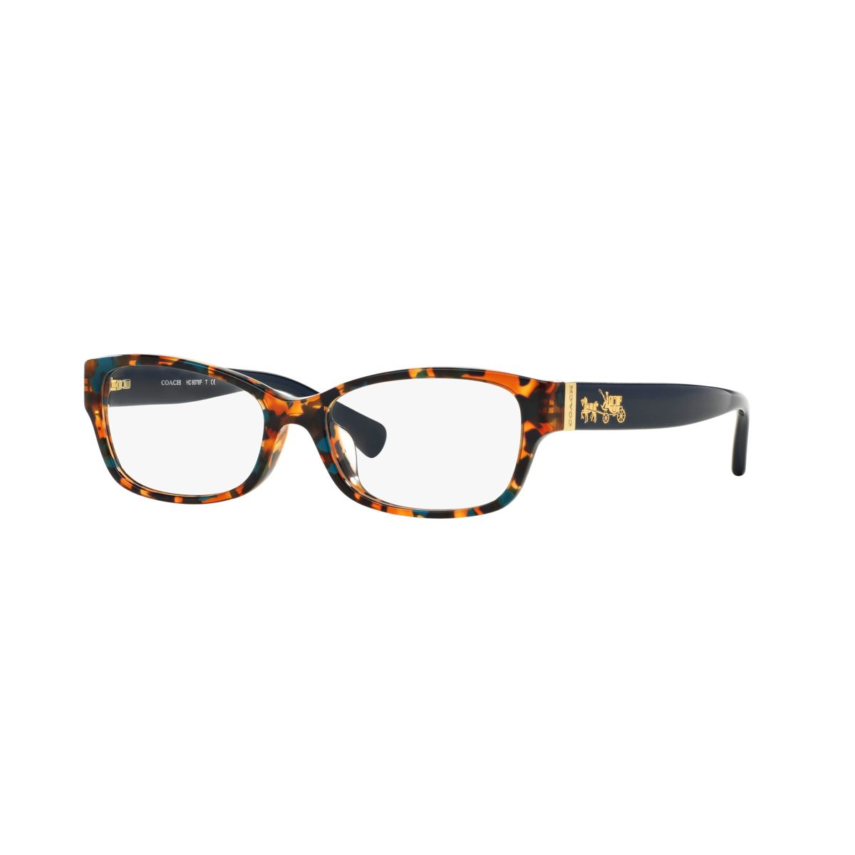 Coach HC6078 52mm Female Rectangle Eyeglasses - prescription-ready