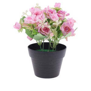 Unique Bargains Artificial Plants Spring Flower Plastic 4.33"x4.33"x7.87" 1 Pc - 1 of 4