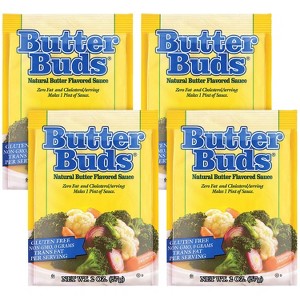 Butter Buds Sauce Mix, 2 Oz (4-Pack) – Non-GMO, Gluten-Free Natural Butter Flavored Sauce Made with Buttermilk, 0 Fat, 0 Cholesterol - 1 of 4
