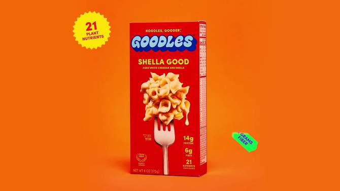 Goodles Shella Good Aged White Cheddar Protein Mac &#38; Cheese  - 6oz, 2 of 13, play video