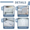APRILSOUL Accent Chair, Metal Legs, Chenille Fabric, Single Sofa Chair, Holds 300lbs,  Living Room Bedroom Dining Room, Guest Club,Coffee/Sage - 4 of 4