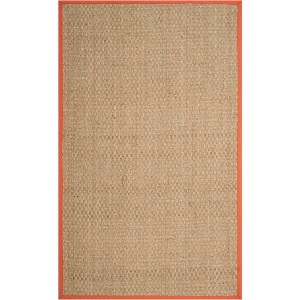 Natural Fiber Basket Weave  NF114 Power Loomed Indoor Rugs - Safavieh - 1 of 4