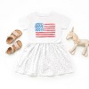 The Juniper Shop American Flag Smudged Toddler Dress - 3 of 4