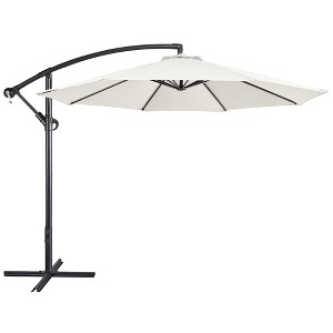 Yaheetech 10 Ft Patio Umbrella with Crank & Cross Base - 1 of 4