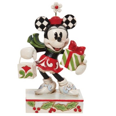 Jim Shore 5.25 In Holiday Glamour Minnie Mouse Disney Figurines