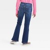 Girls' Mid-Rise Flare Jeans - Cat & Jack™ - 2 of 3
