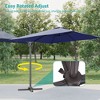 Sonkuki 10X8FT Outdoor Patio Cantilever Umbrella With Canopy, 360°Rotation Offset Umbrella - 4 of 4