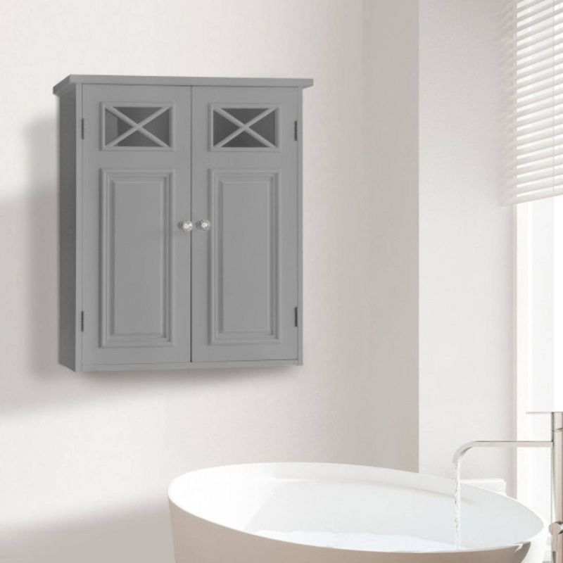 Dawson Two Doors Wall Cabinet - Elegant Home Fashions, 4 of 7