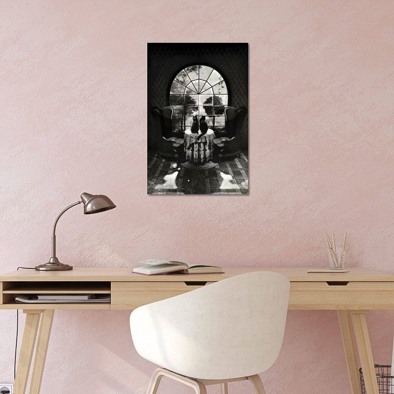 Room Skull Black/White by Ali Gulec Unframed Wall Canvas - iCanvas, 6 of 7