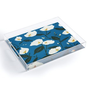 alison janssen Peace Lilies Acrylic Tray - Deny Designs - 1 of 4