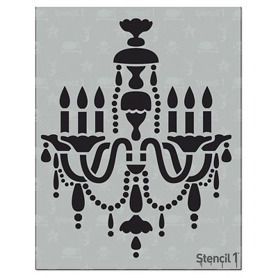 Stencil1 Chandelier - Stencil 8.5" x 11"