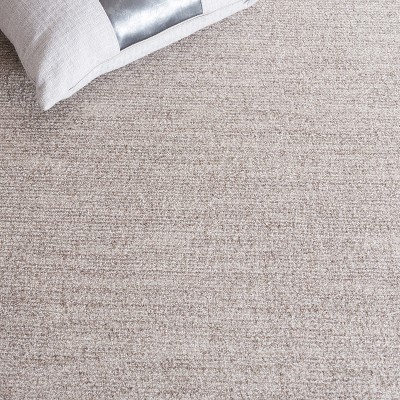 Lasa Light Grey Rectangular Synthetic Area Rug