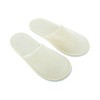 Unique Bargains Striped Coral Fleece Disposable Slippers 1 Pair - 2 of 4