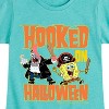 Girls' - SpongeBob SquarePants - Hooked On Halloween Fitted Short Sleeve Graphic T-Shirt - 2 of 4