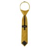 Jacob Alexander Young Boys' 11" Solid Color Pre-Tied Zipper Neck Tie - 3 of 4