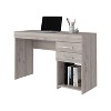 PAGED Home Office Desk Modern Writing Desk with 2 Drawers and Hairpin Legs Simple Computer Desk for Office, Study - 3 of 4