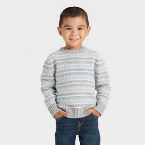 Toddler Boys' Crewneck Sweater - Cat & Jack™ - 1 of 3