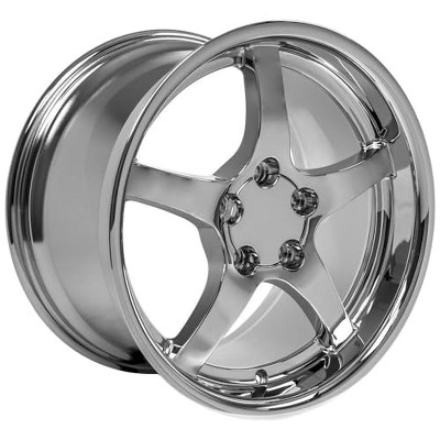 OE Wheels LLC CV05-18095-5475-65C Chrome Wheel Painted (18 x 9.5 inches /5 x 120 mm, 65 mm Offset)