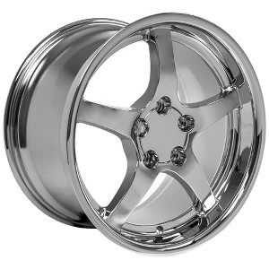 OE Wheels LLC CV05-18095-5475-65C Chrome Wheel Painted (18 x 9.5 inches /5 x 120 mm, 65 mm Offset) - 1 of 3