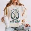 Simply Sage Market Women's Lightweight Garment Dyed Graphic Sweatshirt Apres Ski Club - 2 of 4