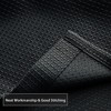 Waffle Weave Shower Curtain, Polyester Fabric Shower Curtains for Bathroom Washable - 4 of 4