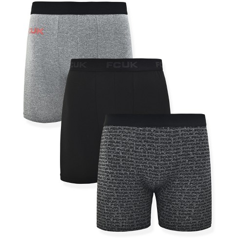 French Connection Men's 3 Pack Premium Boxer Briefs - 360 Stretch