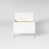 Twin Modern Kids' Bed White - Pillowfort™: MDF Frame, Platform Daybed, Twin Size, Kids Furniture, No Box Spring Needed - 2 of 4