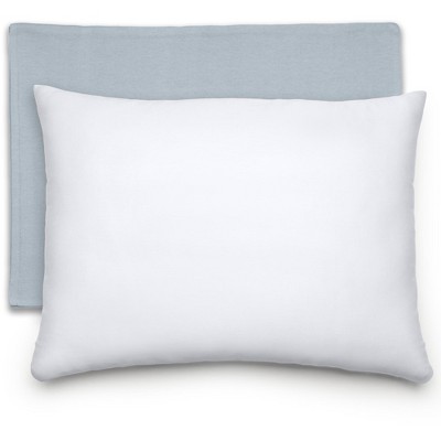 Toddler Pillow with Cotton Pillowcase, 13"x18", Kids Pillow for Sleeping by Comfy Cubs - 1 Pack