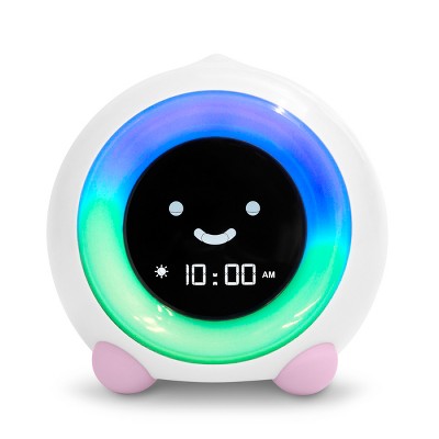MELLA Ready To Rise Children's Sleep Trainer Night Light and Sleep Sounds Machine Alarm Clock Blush Pink - LittleHippo