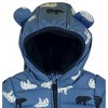 LONDON FOG Infant Boys' Cozy High Pile Fleece Lined Coat - 3 of 3