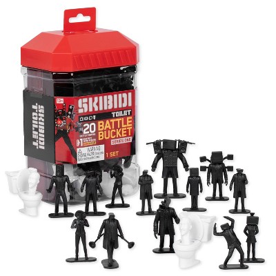 Skibidi Toilet Battle Action Figure Bucket