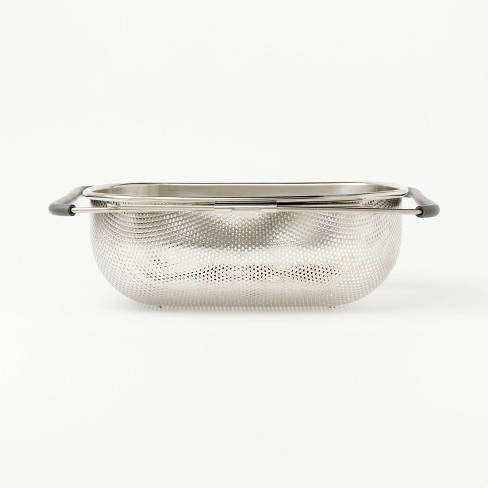 3pc (5qt, 3qt & 1.5qt) Stainless Steel Non-Slip Mixing Bowls (no lids)  Silver - Figmint™