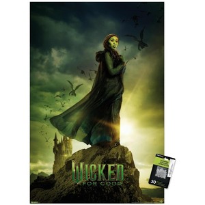 Trends International Wicked: For Good (2025) - Elphaba Badlands One Sheet Unframed Wall Poster Prints - 1 of 4