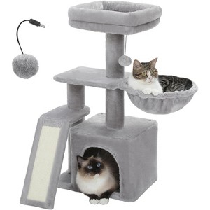 Heybly Cactus Cat Tree for Indoor Cats, 32'' Small Cat Tower Cat Condo with Sisal Scratching Ramp - 1 of 4
