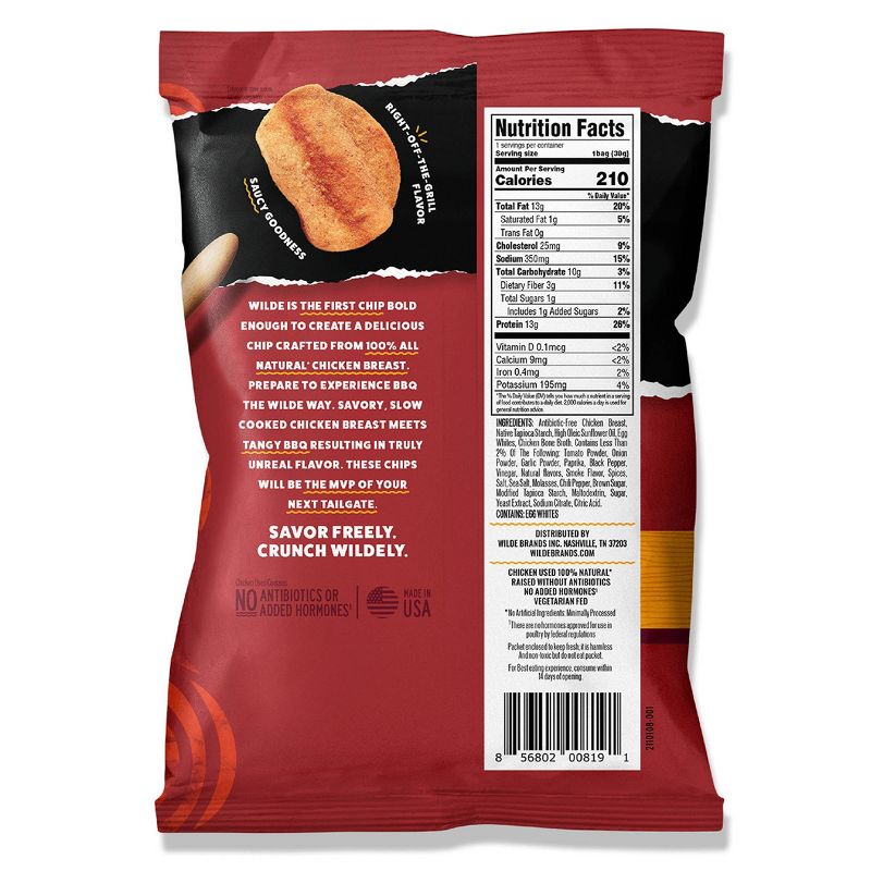 Wilde Brand Protein Chips - BBQ - 5.36oz/4ct, 5 of 9
