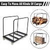 Heavy Duty Folding Table Cart, 10 Table Capacity, 1800 lbs Load, 4 Wheels for Efficient Transport for Events, Hotel, Warehouses - 4 of 4
