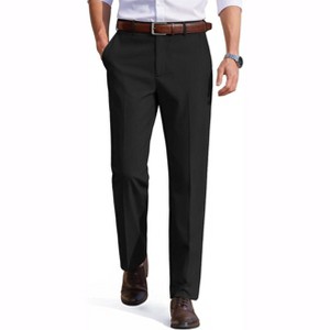 casual dress trousers men Weinexra Mens Pants Ruffle Linen Straight Wide Leg Solid Color Baggy Pant Vacation Trouser with Pockets at Amazon Men's Clothing store Your go COOFANDY Mens Dress Pants Regular