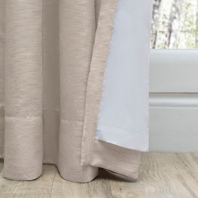 Parchment Room Darkening Pleated Polyester Window Panels