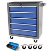 5-Drawer Rolling Tool Chest with Wheels & Detachable Top, Heavy-Duty Steel Toolbox - 2 of 4