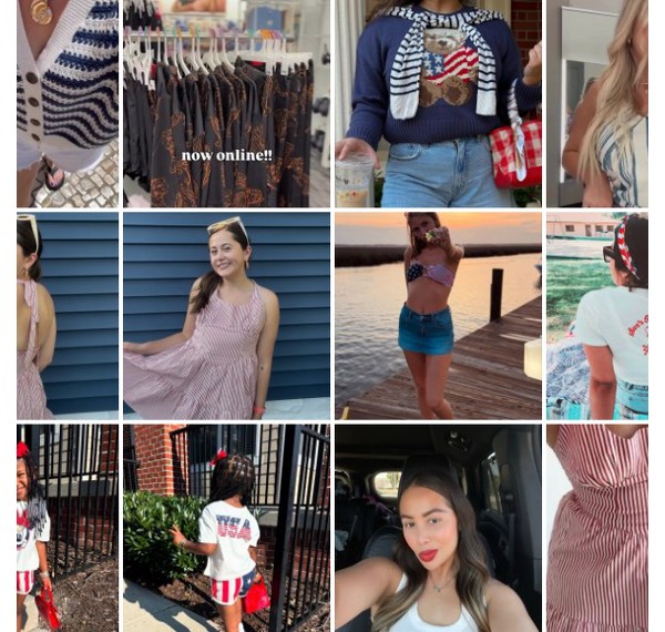 Collage of people showing off their #TargetStyle