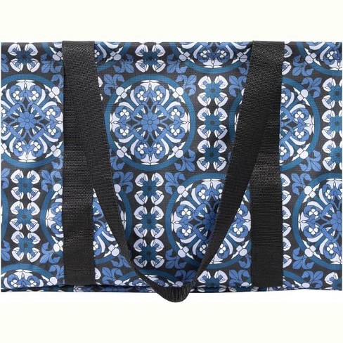 Vp Home Jumbo Open Top Tote Bag Blue black Target