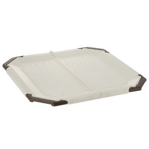 Richell PAW TRAX Mesh Potty Holder in Brown, Training Tray for Dogs - 1 of 4