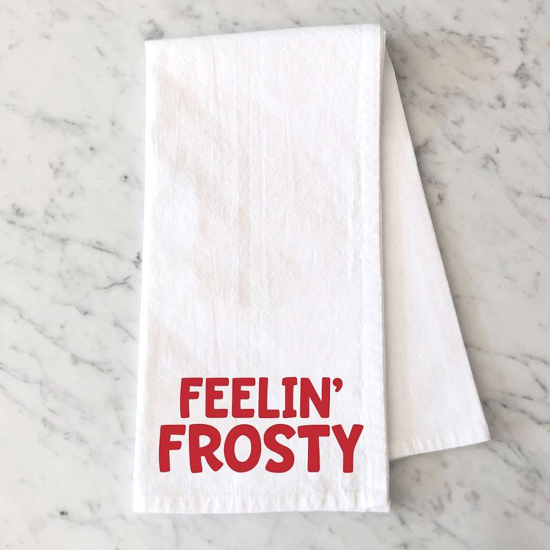 City Creek Prints Feelin' Frosty Tea Towels - White, 1 of 3