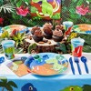 Juvale 144 Pieces Dinosaur Birthday Party Supplies with Plates, Knives, Spoons, Forks, Cups, and Napkins (Serves 24) - 2 of 4