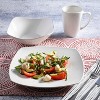 Gibson Home Zen Buffet (Service for 8) 24 Piece Plates and Bowls Porcelain Solid Color Dishes Ceramic Dinnerware Set - White - 3 of 4